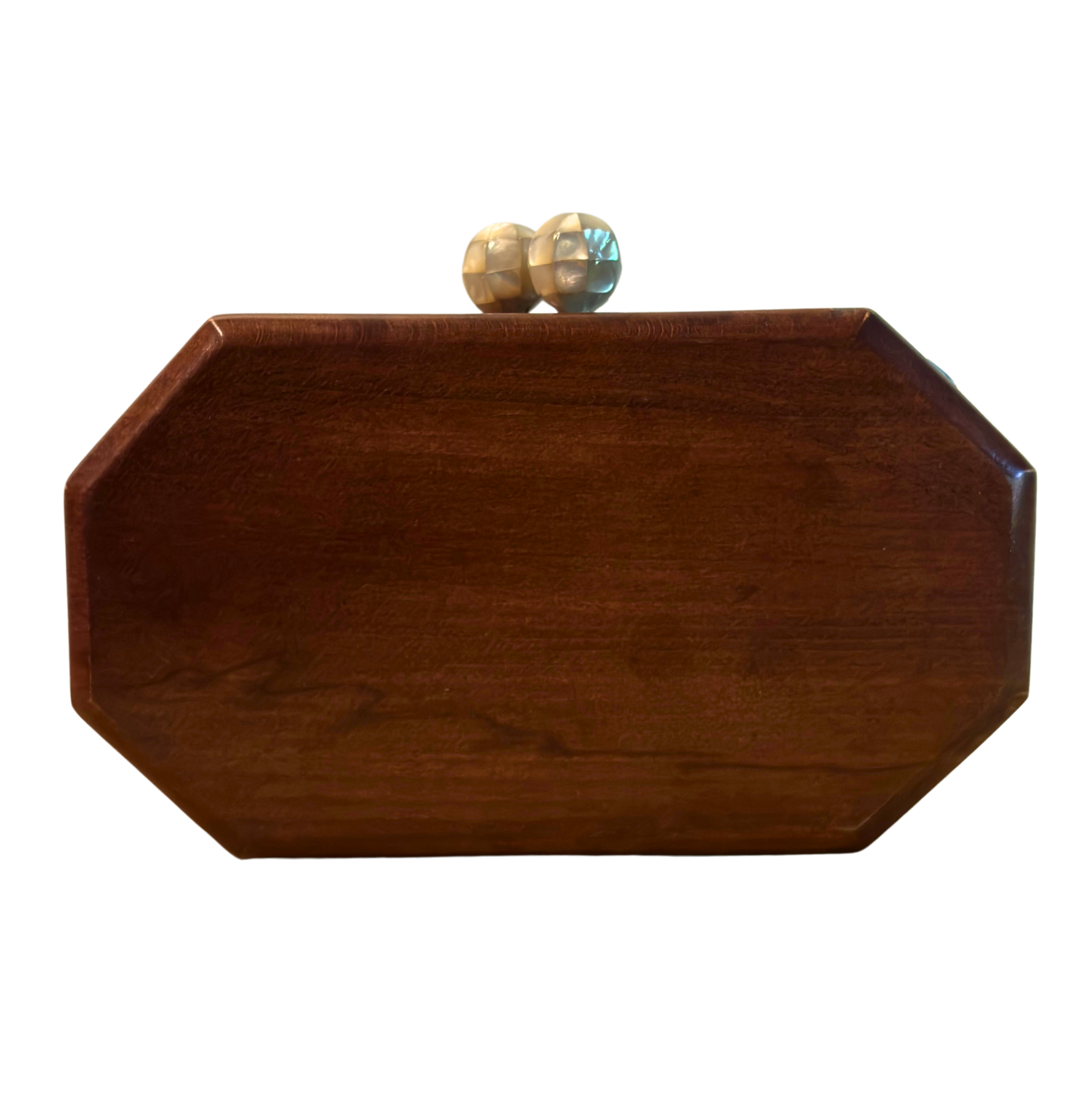 Jouri – Lüks Şam El Çantası, Gül Motifli Sedef İşleme & İnci Tesbih Zinciri