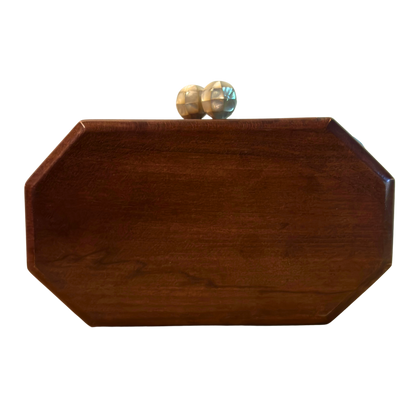 Jouri – Lüks Şam El Çantası, Gül Motifli Sedef İşleme & İnci Tesbih Zinciri