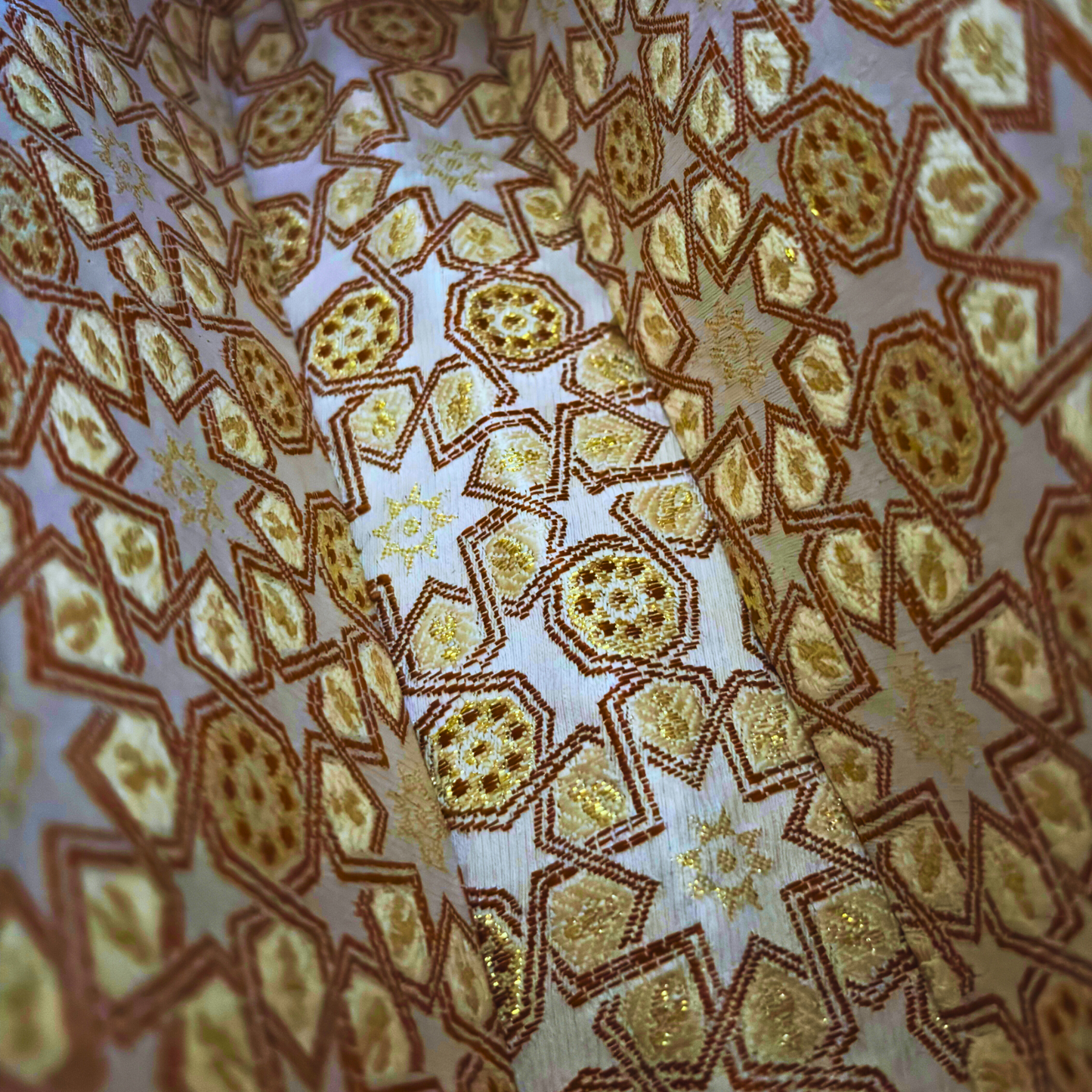 Falak – Lüks Şam El Çantası, Sedef İşleme ve Brokar Astar