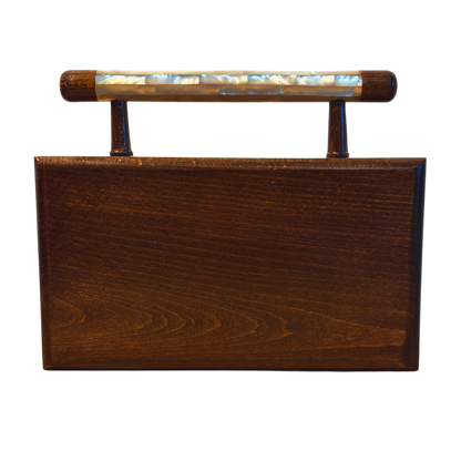 Yasmine – Clutch Damascena di Lusso con Madreperla & Interno in Broccato