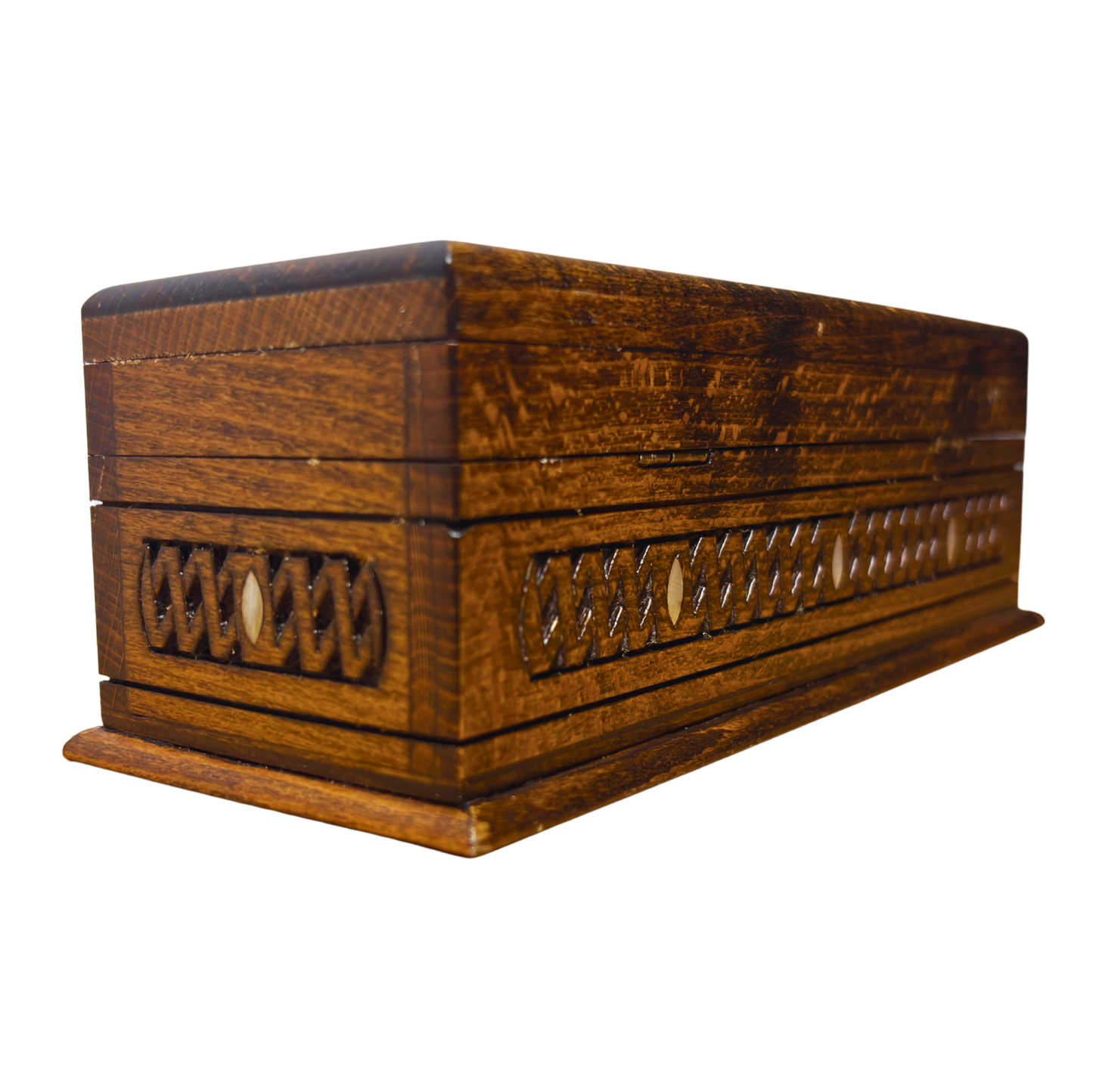 El Oyma Lüks Şam Kutusu – Sedef & Kadife Zarafeti