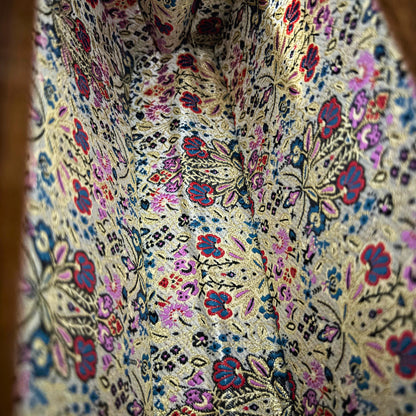 Yasmine – Clutch Damascena di Lusso con Madreperla & Interno in Broccato